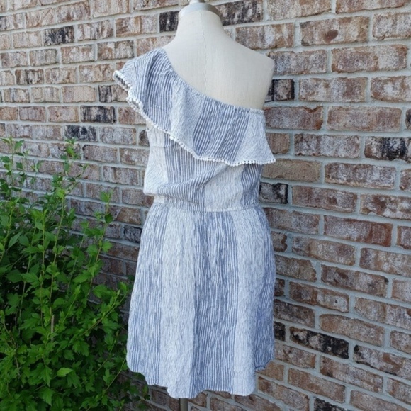 American Eagle Outfitters ONE SHOULDER dress sz M - Picture 3 of 6